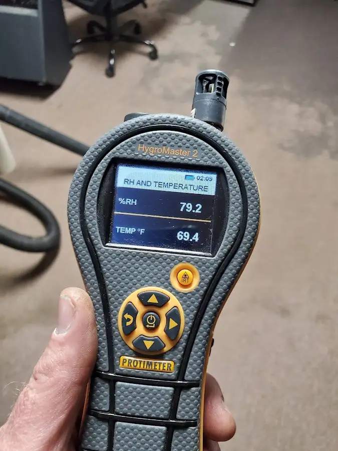 Moisture meter humidity assessment for Mold Remediation & Removal in Grand Prairie